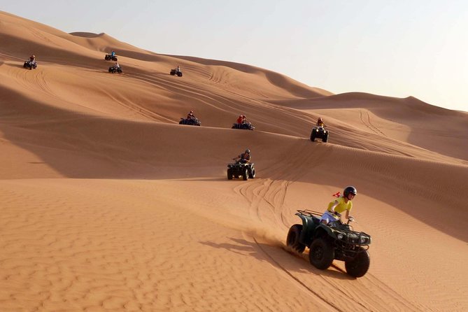 Dubai: Adventure Quad Bike Safari, Camel Ride & Refreshments - Guides can shape the day