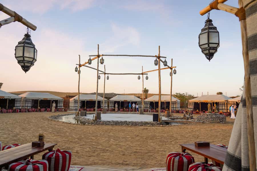 Dubai: Al Khayma Camp Experience with BBQ Dinner - The evening performances, from Yola dance to fire