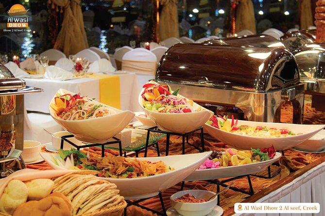 Dubai Best Dhow Cruise Dinner Buffet (Multi Cusine) - Finding the boat at Souk Al Seef