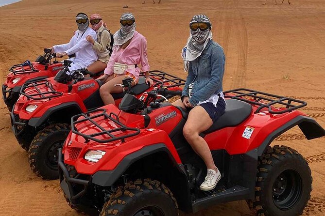 Dubai: Buggy Dune Bashing, Sand Boarding, Camel Ride & Show - The red dunes come first