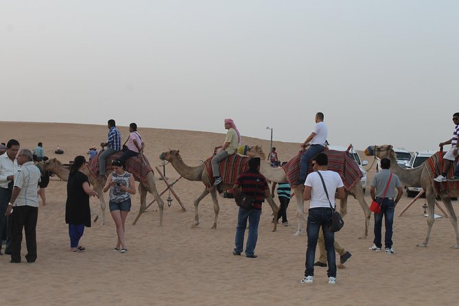 Dubai: Buggy Dune Bashing, Sand Boarding, Camel Ride & Show - BBQ dinner and live entertainment