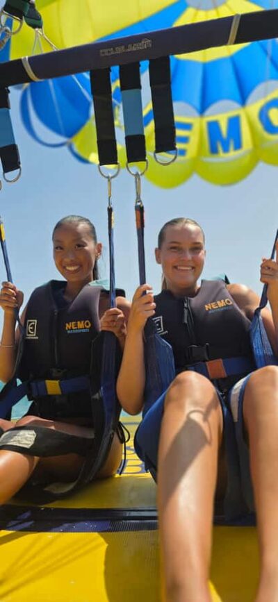 Burj Al Arab Parasailing, Ice Cream, Pics, and Videos