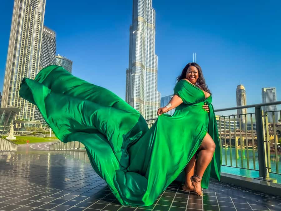 Dubai: Burj Khalifa Flying Dress Videography Shoot - Is $231 good value for two?