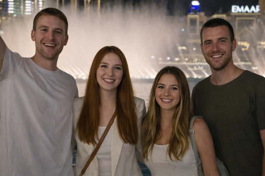 Dubai by Night with Burj Khalifa Entrance Ticket - Palm Jumeirah and the view of Atlantis