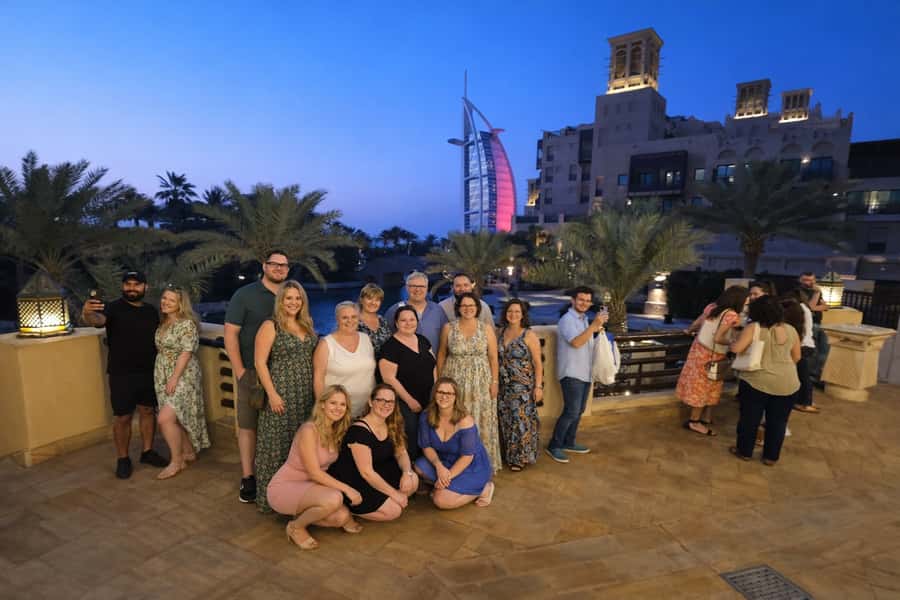 Dubai by Night with Burj Khalifa Entrance Ticket - Madinat Jumeirah and Burj Al Arab