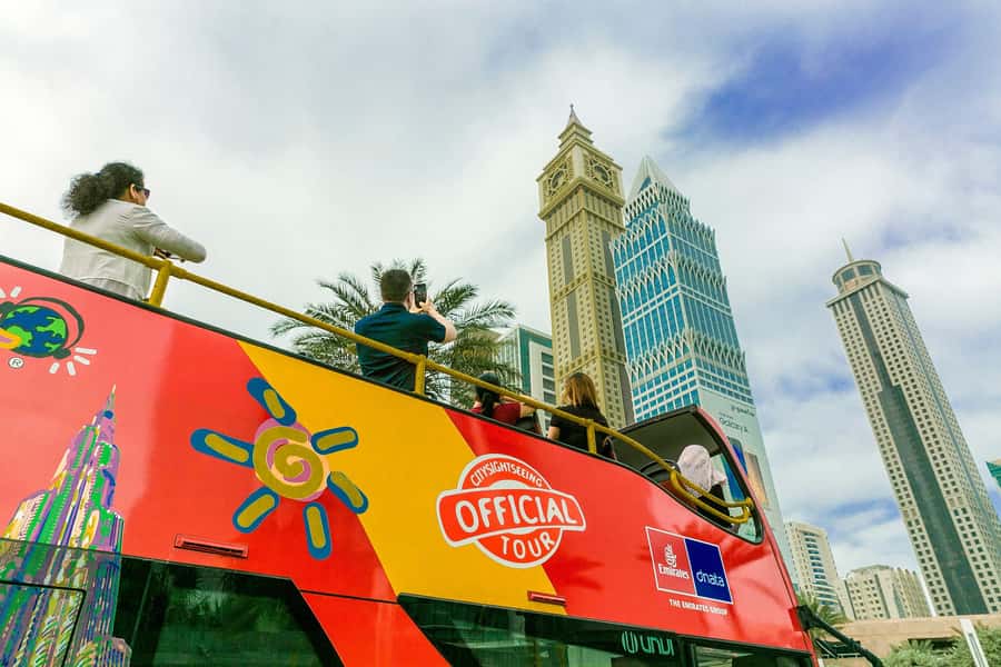 Dubai: City Sightseeing HOHO Bus Tour + Sunset & Night Tour - Audio commentary, comfort, and staff