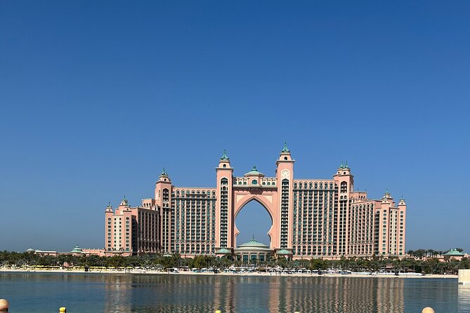Dubai City Tour Private Souks Modern Dubai - Souk Madinat Jumeirah and the Burj Al Arab view
