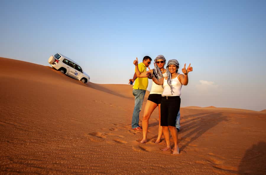 Dubai Cityscape and Desert Safari Full-Day Tour - Burj Khalifa views without a tower ticket