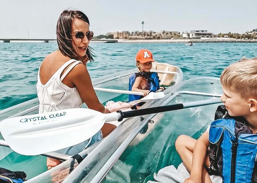 Dubai: Clear Kayaking Experience with Burj Khalifa View - What the $41 price includes