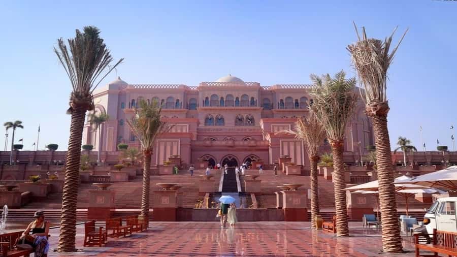 Dubai: Combo Abu Dhabi Grand Mosque tour & Dubai City tour - Palm Jumeirah, Marina, and Souq Madinat