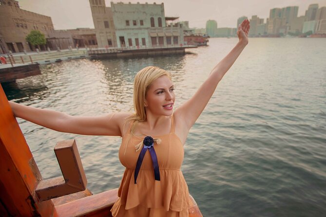 Dubai Creek Dhow Sightseeing Cruise - Rolex Twin Towers and Maktoum Bridge