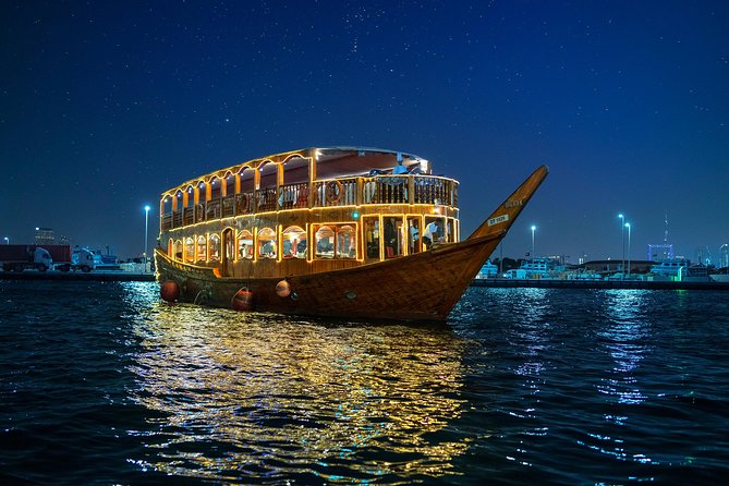 Dubai Creek Luxury Dhow Dinner Cruise with Optional Transfer - What the two-hour cruise actually shows you