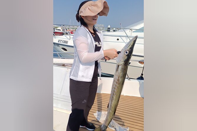 Dubai Deep Sea Fishing 4 hours + BBQ of Catch - Leaving Dubai Harbor for the fishing grounds