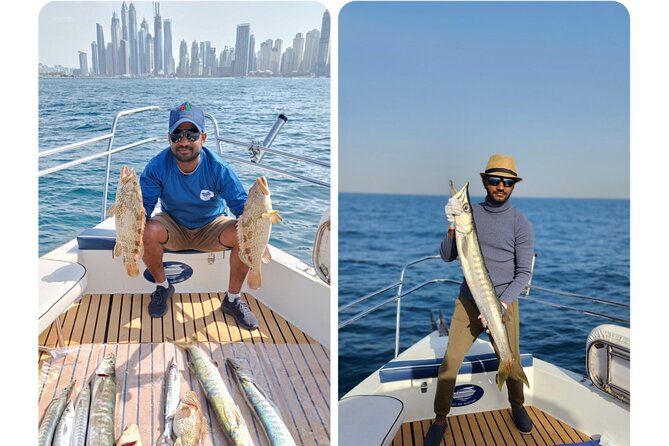 Dubai Deep Sea Fishing 4 hours + BBQ of Catch - Trying several methods instead of fishing one way