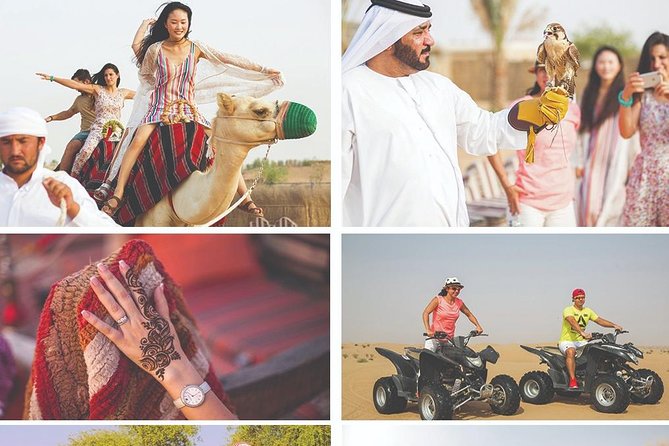 Dubai Desert 4x4 Dune Bashing, Sandboarding, Camel Riding, Dinner - Key points to know before you book