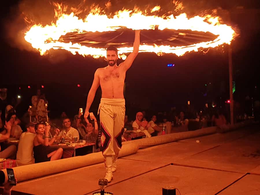 Dubai: Desert Camel Ride with Live Shows & BBQ Buffet Dinner - Coffee, dates, and the Bedouin-style camp