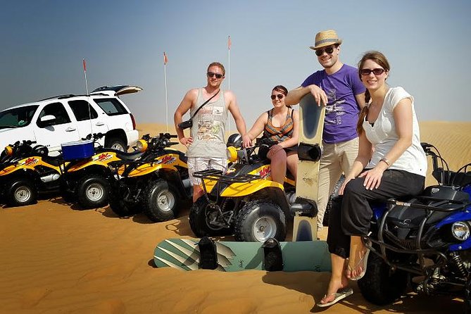 Dubai Desert Morning Tour in 4WD Vehicle: Camel Ride, Quad Bike Tour, Sandboarding, and Camel Farm - Who should book this morning outing?