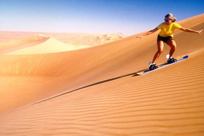 Dubai Desert Safari 20 mins Dune Bashing BBQ Live Show Camel Ride - The 20-minute Lahbab dune ride