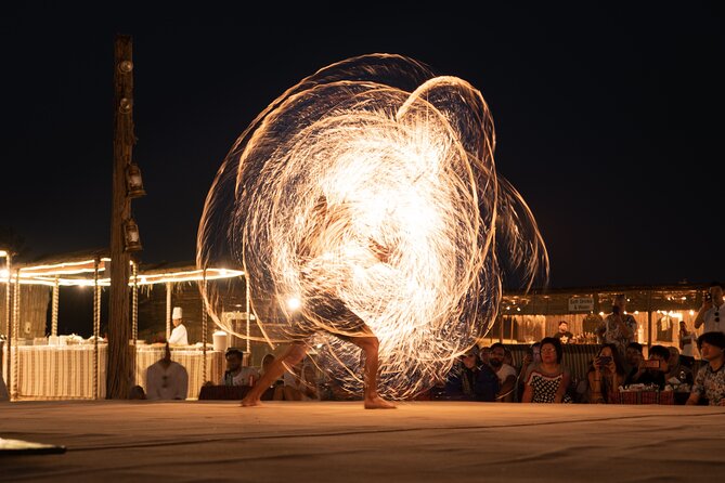 Dubai Desert Safari: 4x4 Dune Bashing, Camel Ride & BBQ Dinner - Dinner at the Bedouin-style camp