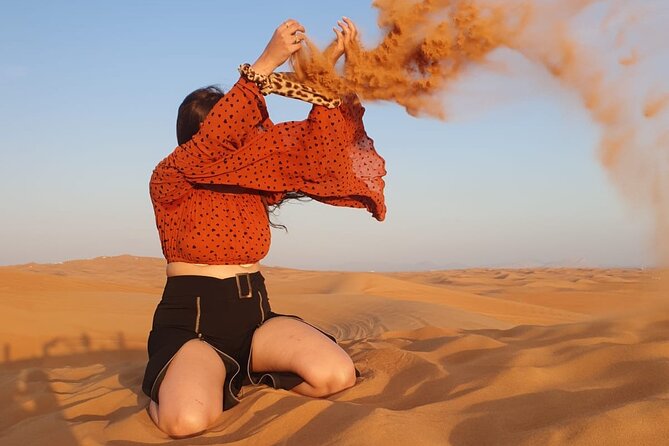 Dubai: Desert Safari 4x4 Dune with Camel Riding and Sandboarding - Lahbab’s dunes, camel riding, and sandboarding