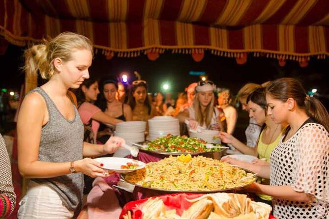 Dubai Desert Safari Adventure, 60mins ATV, Camel Ride, Shows, BBQ - The camp dinner and the problem with queues