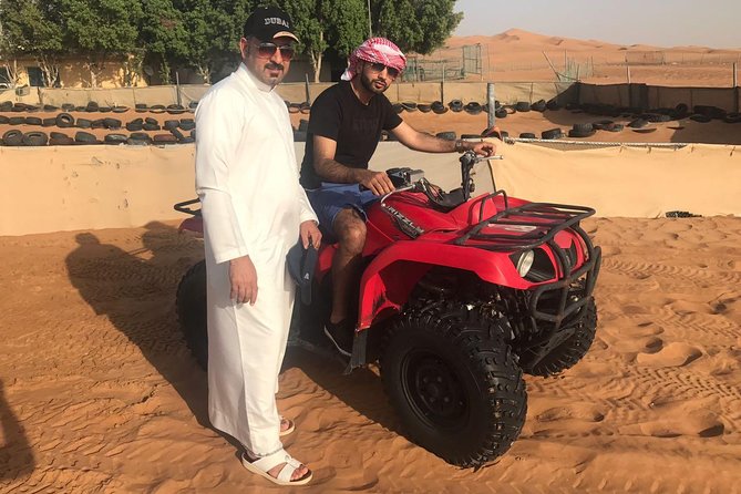 Dubai Desert Safari and Buffet Dinner with PRIVATE Transfer - Buffet dinner under the stars