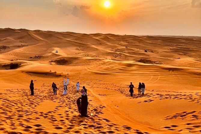 Dubai Desert Safari:BBQ Dinner, Dune Bashing & Live Entertainment - Inside the camp: henna, refreshments, and Arabian hospitality