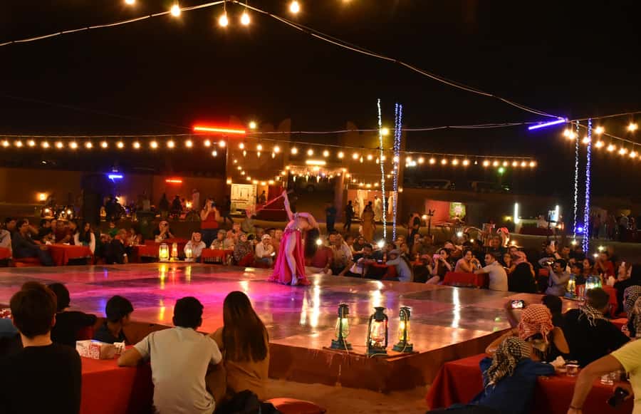 Dubai: Desert Safari, Camel Ride, and BBQ Dinner - Belly dancing and Tanura after dark