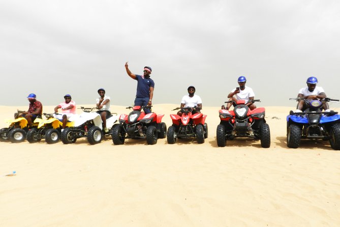 Dubai Desert Safari Dune Bashing, 60min ATV Quad, Camel Ride, BBQ - Lahbab dune bashing and the photo stop