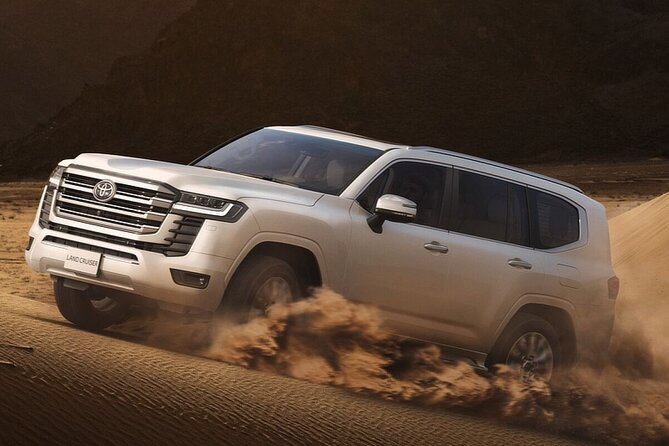 Dubai Desert Safari Dune Bashing, Camel Ride, Sand Boarding, BBQ Dinner. - Qahwa, Tea, and an Evening Buffet