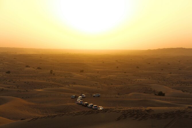 Dubai Desert Safari, Dune Bashing, Camel Ride, Sandboarding & BBQ - Reaching Lahbab by 4WD from Dubai or Sharjah