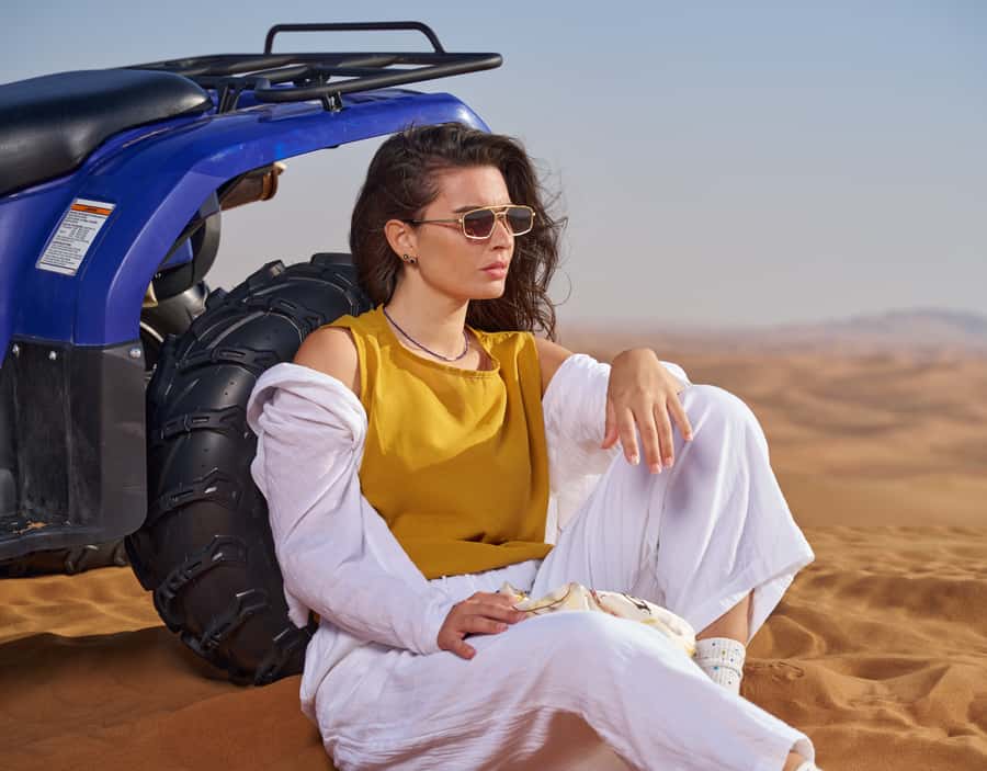 Dubai: Desert Safari, Quad Bike & Premium Camp Experience - Noble Camp changes the tone of the evening