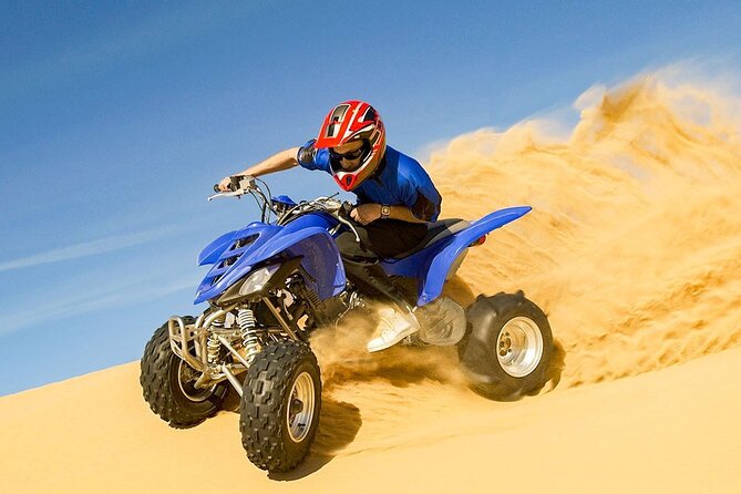 Dubai Desert Safari Tour with Quad Bike for 60mins & BBQ Dinner. - The six-hour desert day at a glance
