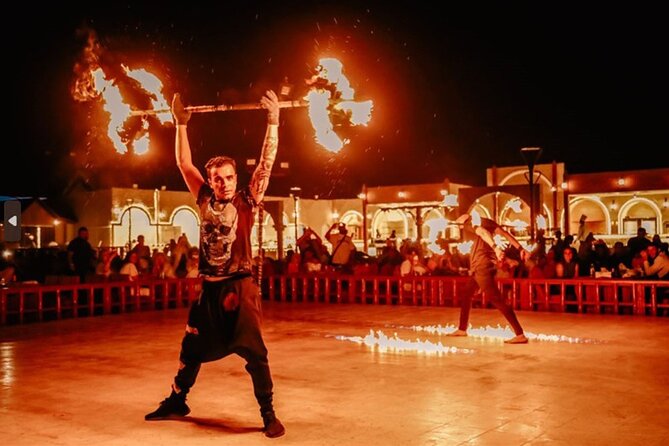 Dubai Desert Safari Tour with Quad Bike for 60mins & BBQ Dinner. - Tanoura, belly dance, henna, and fire shows
