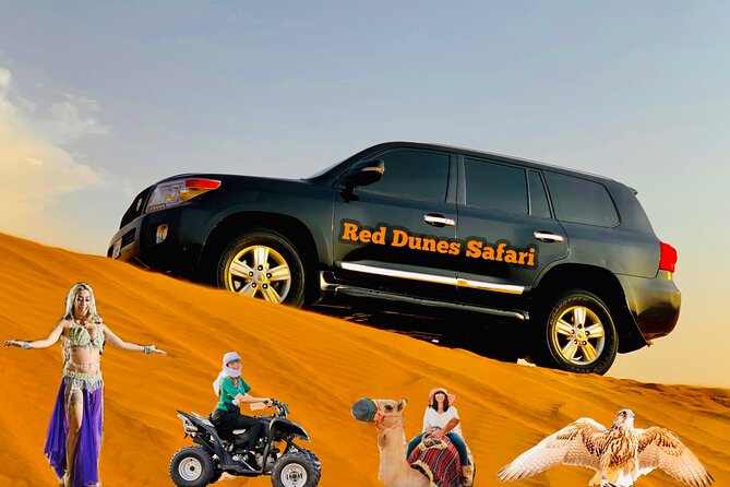 Dubai desert safari with 4x4 Dune Bashing,Camel Ride sand board - What the six-hour desert outing is really like