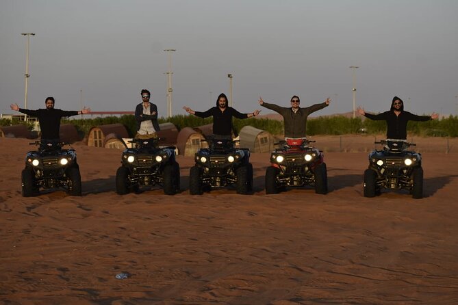 Dubai Desert Safari with ATV(optional)& Sandboarding Experience with BBQ Dinner - Optional ATV riding for a more active afternoon