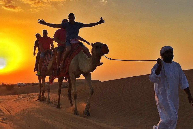 Dubai Desert Safari with BBQ And 4W Land Cruiser Dune Bashing Experience - Arabic coffee, dates, and camp activities