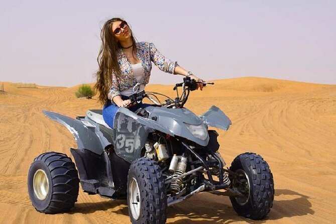 Dubai Desert Safari With BBQ, Quad Bike And Camel Ride - Thirty minutes on a quad bike
