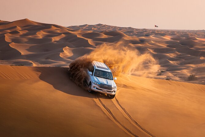 Dubai Desert Safari with Belly Dance, Fire Show and Tanura Show-The Full Package - Key points at a glance