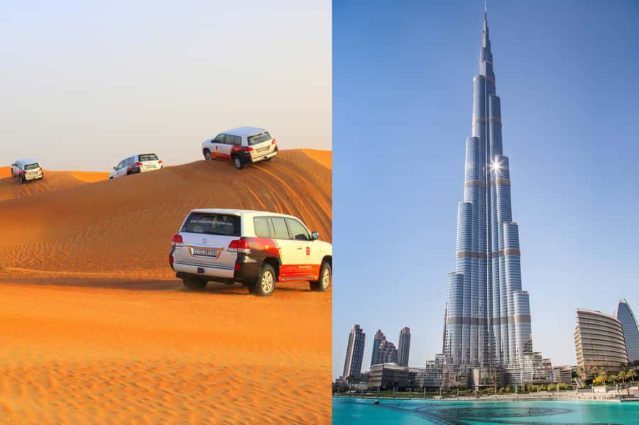 Dubai Desert Safari with Burj Khalifa (Ticket Only) - Looking down from the 124th floor