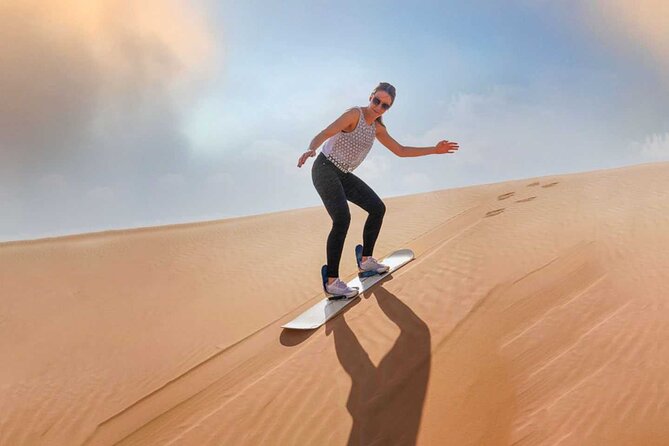 Dubai Desert Safari With Camel Ride and Sand Boarding - Key things to know before booking