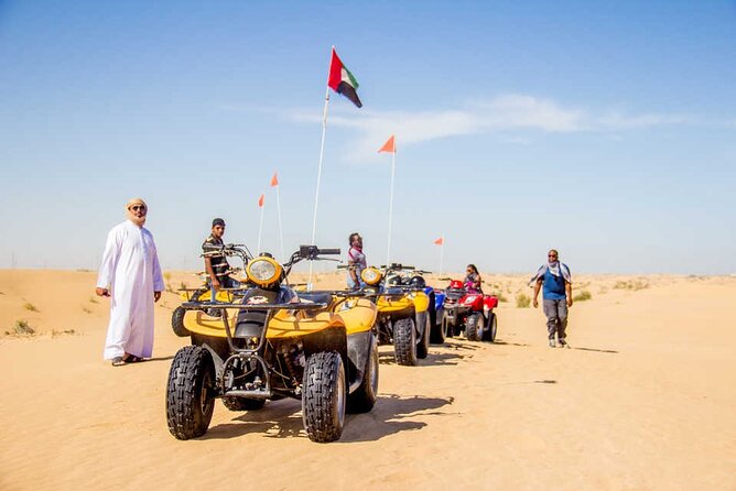 Dubai Desert Safari with Dune Bashing, Camel Ride, & BBQ Dinner - Camel rides and sandboarding: fun, but brief
