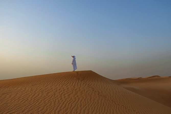 Dubai Desert Safari with Dune Bashing, Camel Rides & BBQ - BBQ dinner with vegetarian choices and Arabic sweets