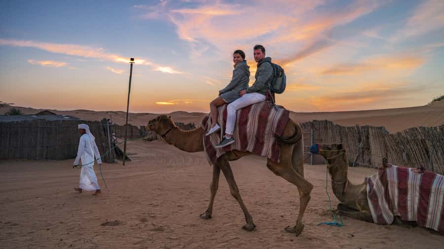 Dubai Desert Trail: Guided Quad/Polaris and Red Dunes Safari - Sandboarding and the brief camel ride
