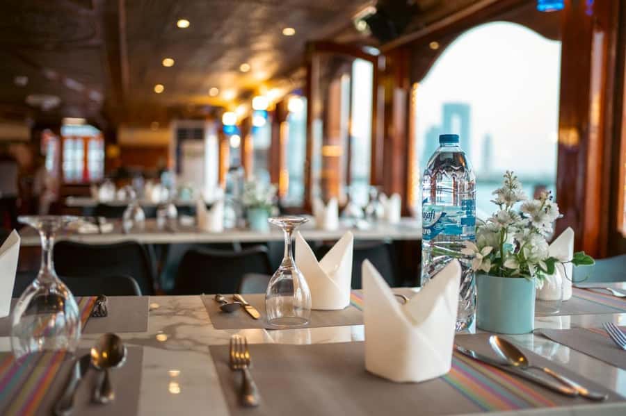 Dubai: Dinner Dhow Cruise with Live Entertainment Al Seef - Arriving at Al Seef and finding the dhow