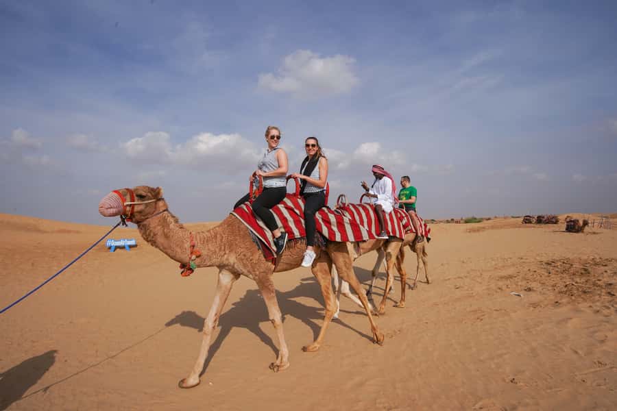 Dubai: Dune Buggy Desert Safari, Camel Ride & Sandboarding - The ride from Dubai to the Lehbab Desert