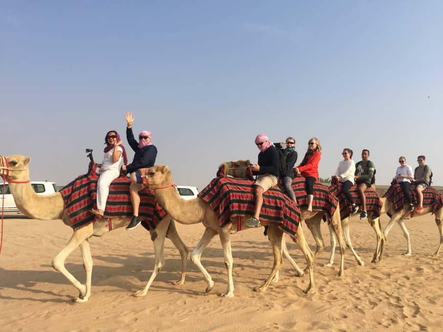Dubai: Dune Quad Drive, Camels And Sand Boarding - What the $82 price really covers
