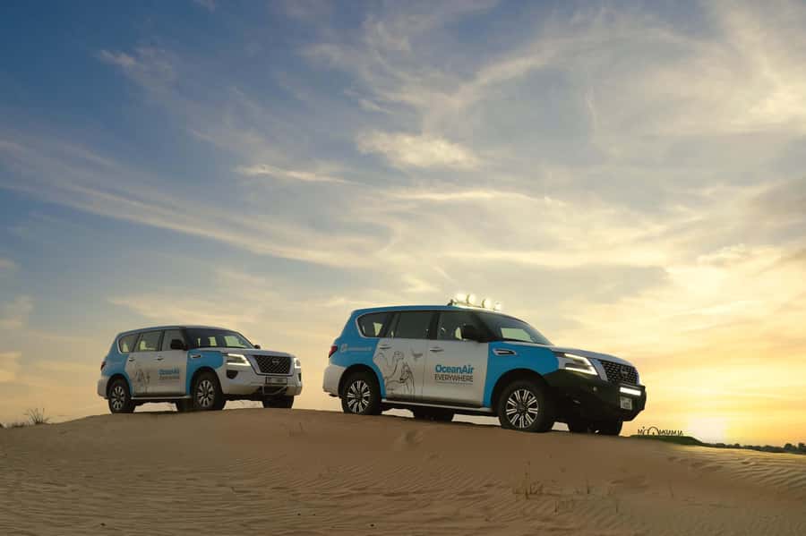 Dubai: Evening Desert Safari with Camel Ride & Stargazing - Sandboarding under the stars