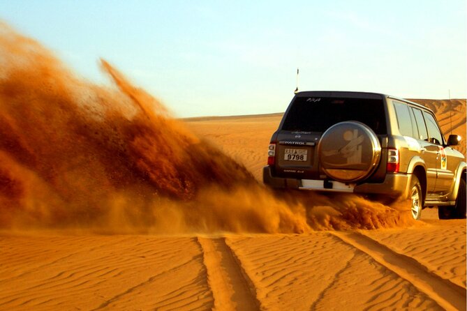 Dubai Evening4x4 Only Dune Drive Desert Safari Camel Ride - A short, high-energy introduction to Dubai’s desert