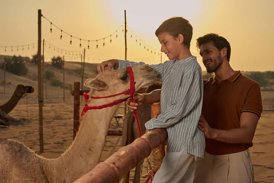 Dubai: Exclusive VIP Desert Safari Dinner with Live Show - From Dubai hotels to the red dunes of Lahbab